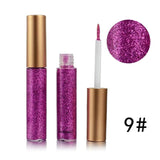 Metallic colorful Glitter Eyeliner Waterproof Liquid Pencils Eye Make up Eyeliner Shining Shimmer Eyeshadow Cosmetics Tool