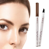 Microblading Eyebrow Pencil Waterproof Fork Tip Eyebrow Tattoo Pen Fine Eyebrow Sketch Enhancer Dye Tint Pencil