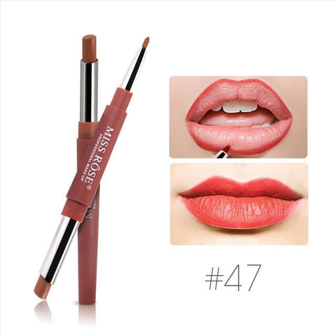 Miss Rose Brand Lip Liner Matte Lip Pencil 12 Colors Waterproof Moisturizing Lipsticks Long-lasting Lips Llipliner Makeup