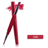 Miss Rose Double-end Lip Makeup Lipstick Pencil Waterproof Long Lasting Tint Sexy Red Lip Stick Beauty Matte Liner Pen Lip Stick