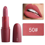 Miss Rose Nude Lipstick 22 colors Waterproof Vampire Brown Beauty Baby Lips Batom Matte lipstick Makeup Tats Eugenie Margherita