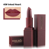 Miss Rose Professional Matte Lips Makeup Kiss proof lipstick Batom Pencil Brown Lip Stick Nude Red Velvet Lipsticks Cosmetics