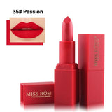 Miss Rose Professional Matte Lips Makeup Kiss proof lipstick Batom Pencil Brown Lip Stick Nude Red Velvet Lipsticks Cosmetics