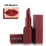 Miss Rose Professional Matte Lips Makeup Kiss proof lipstick Batom Pencil Brown Lip Stick Nude Red Velvet Lipsticks Cosmetics