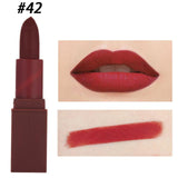 Miss Rose Professional Matte Lips Makeup Kiss proof lipstick Batom Pencil Brown Lip Stick Nude Red Velvet Lipsticks Cosmetics