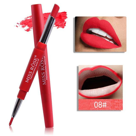 Miss Rose Top Brand Lip Liner Matte Lip Pencil Waterproof Moisturizing Lipsticks Long-lasting Lips Llipliner Makeup Pen 8 Color