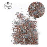 Mixed Size 1/ Pack Rhinestones Set Gold flack Crystal Glass Hotfix Flatback Nail art Rhinestones For DIY Nails 045