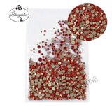 Mixed Size 1/ Pack Rhinestones Set Gold flack Crystal Glass Hotfix Flatback Nail art Rhinestones For DIY Nails 045