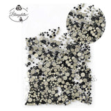 Mixed Size 1/ Pack Rhinestones Set Gold flack Crystal Glass Hotfix Flatback Nail art Rhinestones For DIY Nails 045