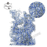 Mixed Size 1/ Pack Rhinestones Set Gold flack Crystal Glass Hotfix Flatback Nail art Rhinestones For DIY Nails 045