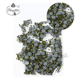 Mixed Size 1/ Pack Rhinestones Set Gold flack Crystal Glass Hotfix Flatback Nail art Rhinestones For DIY Nails 045