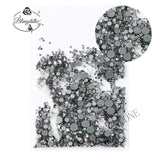 Mixed Size 1/ Pack Rhinestones Set Gold flack Crystal Glass Hotfix Flatback Nail art Rhinestones For DIY Nails 045