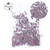 Mixed Size 1/ Pack Rhinestones Set Gold flack Crystal Glass Hotfix Flatback Nail art Rhinestones For DIY Nails 045