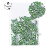 Mixed Size 1/ Pack Rhinestones Set Gold flack Crystal Glass Hotfix Flatback Nail art Rhinestones For DIY Nails 045