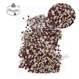 Mixed Size 1/ Pack Rhinestones Set Gold flack Crystal Glass Hotfix Flatback Nail art Rhinestones For DIY Nails 045