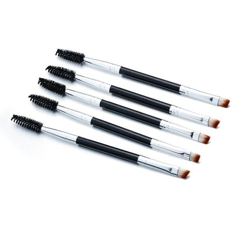 Mtssii Brand Double Eyebrow Brush+Eyebrow Comb beauty cosmetic brush eyebrow makeup brushes for eyeBrow Brush blending eye