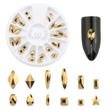 Multi-size Glass Nail Rhinestones For Nails Art Decorations Crystals Strass Charms Partition Mixed Size Rhinestone Set