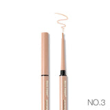 Music Flower 8 Colors Gel Eyeliner Automatic Waterproof Makeup Black Eye Liner Long Lasting Natural Eyeliner Pencil Shimmer Blue