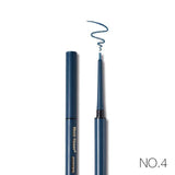 Music Flower 8 Colors Gel Eyeliner Automatic Waterproof Makeup Black Eye Liner Long Lasting Natural Eyeliner Pencil Shimmer Blue