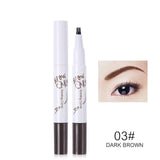 Music Flower Liquid Eyebrow Pencil Fine Sketch Eye Brow Tattoo Pen Waterproof