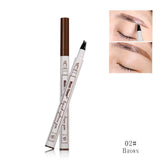 Music Flower Liquid Eyebrow Pencil Fine Sketch Eye Brow Tattoo Pen Waterproof