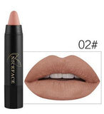 NICEFACE Lipstick Pencil Cosmetics Matte Lips Pigment Nude Lipstick Long Lasting Matte Lipstick Pencil  Makeup