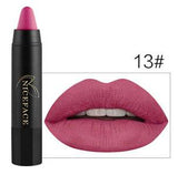 NICEFACE Lipstick Pencil Cosmetics Matte Lips Pigment Nude Lipstick Long Lasting Matte Lipstick Pencil  Makeup