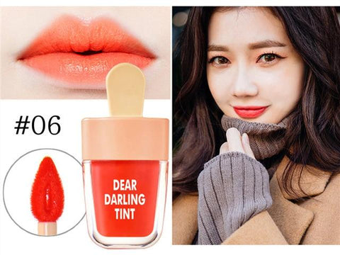 NOVO Vivid Lip Tint Water Fruitee Lip Stain Lip Gloss Non-Stick Cup Liquid Lipstick 24H Long Lasting