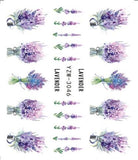 Nail Sticker Optional Blossom Colorful Flower Rose Valentine Water Full Wraps Nail Art Decals Charms Tips
