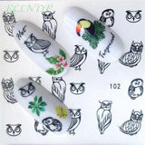 Nail sticker art decoration slider Merry Christmas tree Hats adhesive Water decals manicure lacquer accessoires polish foil