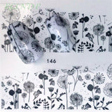Nail sticker art decoration slider Merry Christmas tree Hats adhesive Water decals manicure lacquer accessoires polish foil