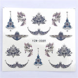 Nail sticker art decoration slider fox wolf animal adhesive design Water decal manicure lacquer accessoires polish foil