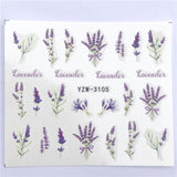 Nail sticker art decoration slider fox wolf animal adhesive design Water decal manicure lacquer accessoires polish foil