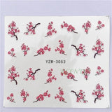 Nail sticker art decoration slider fox wolf animal adhesive design Water decal manicure lacquer accessoires polish foil