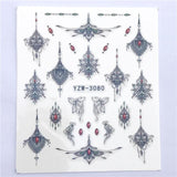 Nail sticker art decoration slider fox wolf animal adhesive design Water decal manicure lacquer accessoires polish foil