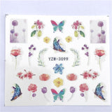 Nail sticker art decoration slider fox wolf animal adhesive design Water decal manicure lacquer accessoires polish foil