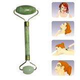 Natural Facial Beauty Massage Tool Jade Roller Face Thin Massager Natural Jade Massage Face-lift Tool Wholesale & Drop Shipping