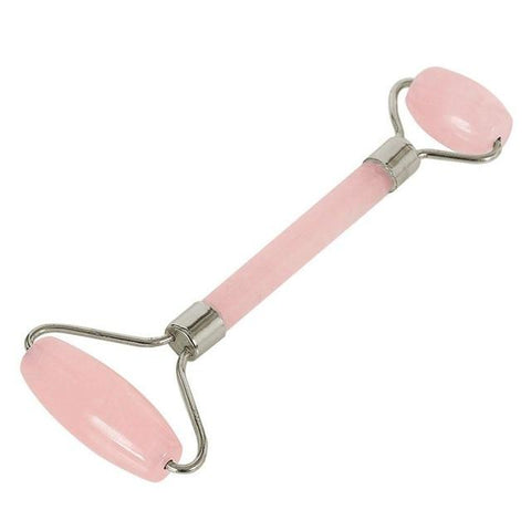 Natural Rose Quartz Facial Massage Crystal Stone Body Jade Massager Derma Roller Skincare Ice Roller Wrinkle Removal Beauty Tool