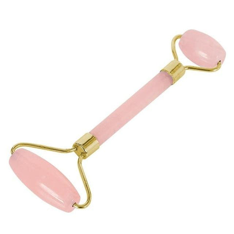 Natural Rose Quartz Facial Massage Crystal Stone Body Jade Massager Derma Roller Skincare Ice Roller Wrinkle Removal Beauty Tool