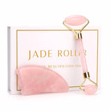 Natural Rose Quartz Facial Massage Crystal Stone Face Jade Massager Crystal Roller Skin Care Roller Wrinkle Removal Beauty Tool