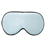 Natural Silk Sleep Mask Soft Smooth Eye Cover Sleeping Mask Night Eyepatch slaapmasker Eyemask For travel Rest eye patch Black