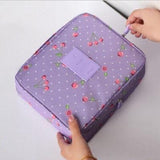 Neceser Zipper Makeup bag Neceseries Cosmetic bag dot beauty Case Make Up Tas Makeup Sets Organizer Storage Travel Wash cosmetic