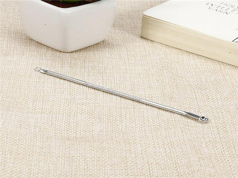 New 1Pcs Skin Care For cleaner Tool Blackhead  Pimple  Remover Tool Comedone Extractor Skin Cleansing Stainless Steel Needles