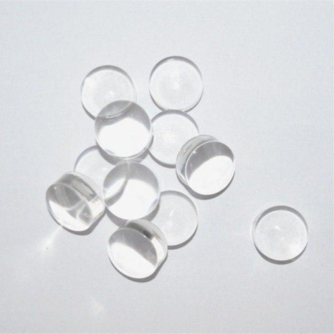 New 1set 2.8cm Pure Clear Jelly Nail Art Stamper Scraper Set with Cap Silicone Marshmallow Nail Stamp Template Tools