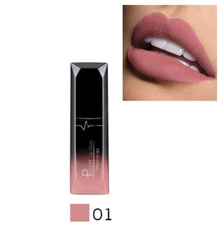 New 21 Colors Brand Lip Gloss Long Lasting Waterproof Liquid Lips Tint Sexy Nude Batom Matte Liquid Lipstick Metallic Lip Stick