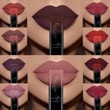 New 21 Colors Brand Lip Gloss Long Lasting Waterproof Liquid Lips Tint Sexy Nude Batom Matte Liquid Lipstick Metallic Lip Stick