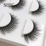 New 3 pairs natural false eyelashes fake lashes long makeup 3d mink lashes extension eyelash mink eyelashes for beauty #X11