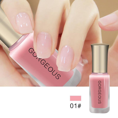 New Arrival Fashion Nail Art Pen vernis a ongle Long Lasting  Color Shining Semi Transparent Jelly Nail Polish Gel
