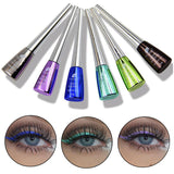 New Brand Colorful Eye Liner Makeup Cosmetics Waterproof Long Lasting Pigment Laser Blue Silver Liquid Make Up Color Eyeliner