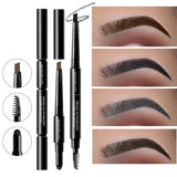 New Brand Multi-functional Waterproof Makeup Eyebrow Pencils Long Lasting Pigments Black Brown Color Eye Brow Pen with Brush